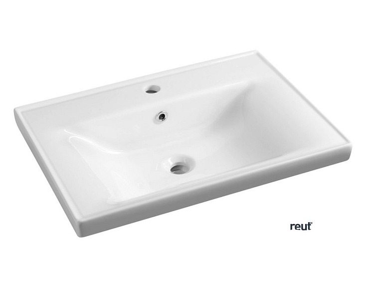 Aqualine SAVA 65 keramické umývadlo nábytkové 65x46cm, biela 2065