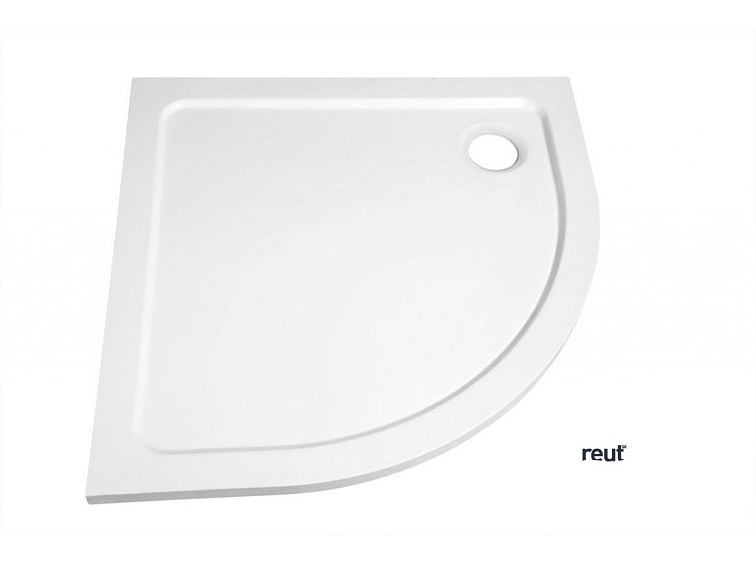 Aqualine TECMI vanička z liateho mramoru, štvrťkruh 90x90x3cm, R55 PQ559