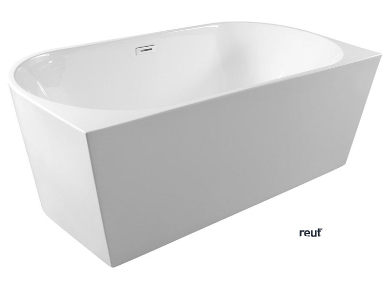 Aqualine TAJO nástenná stojaca vaňa 170x80cm, biela E1980