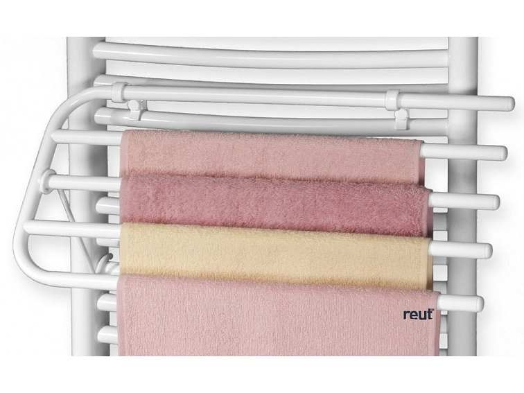 Aqualine Sušiak 4 uterákov na vykurovacie telesá, univerzálne upínanie, dĺžka 50cm, biela 25-03-SV450