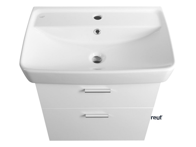 Aqualine ZOJA umývadlová skrinka zásuvková 50x50x37 cm, biela 56379