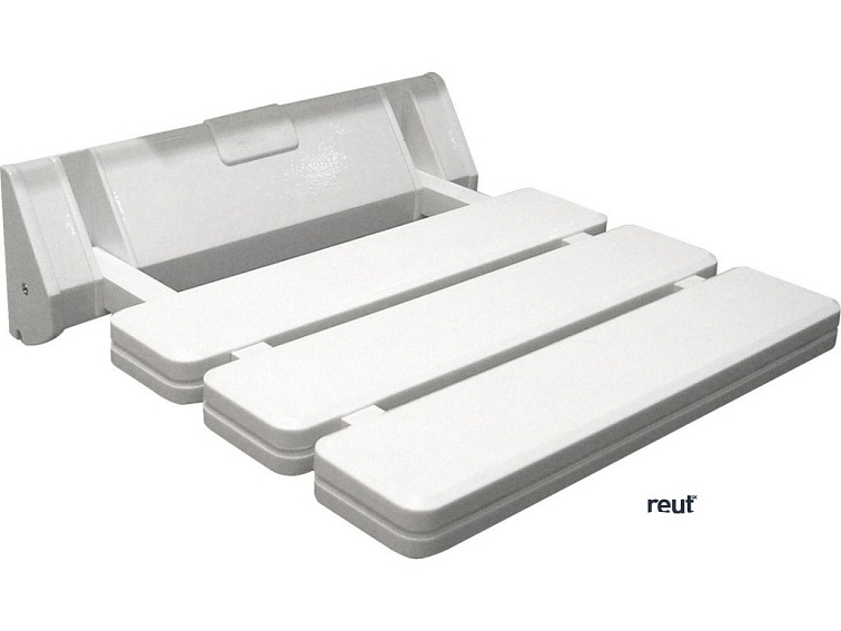 Aqualine HANDICAP sklopné sprchové sedátko 32x33cm, biela AE357