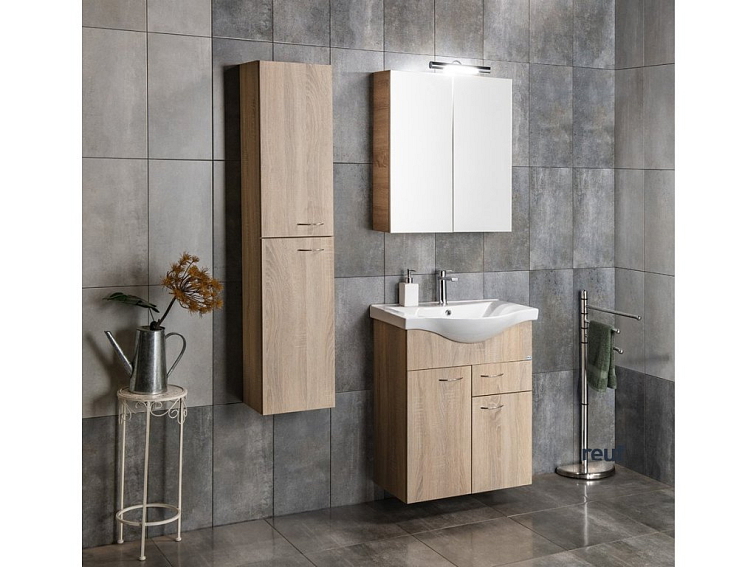 Aqualine KERAMIA FRESH umývadlová skrinka 60,6x74x34cm, biela 50063A