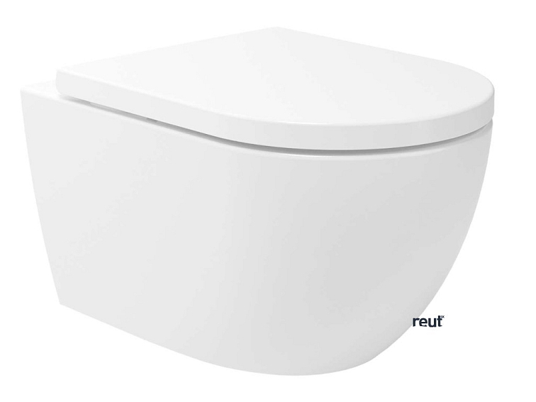 kielle Oudee Závesné WC s doskou SoftClose, Vortex Rimless, biela 30102003