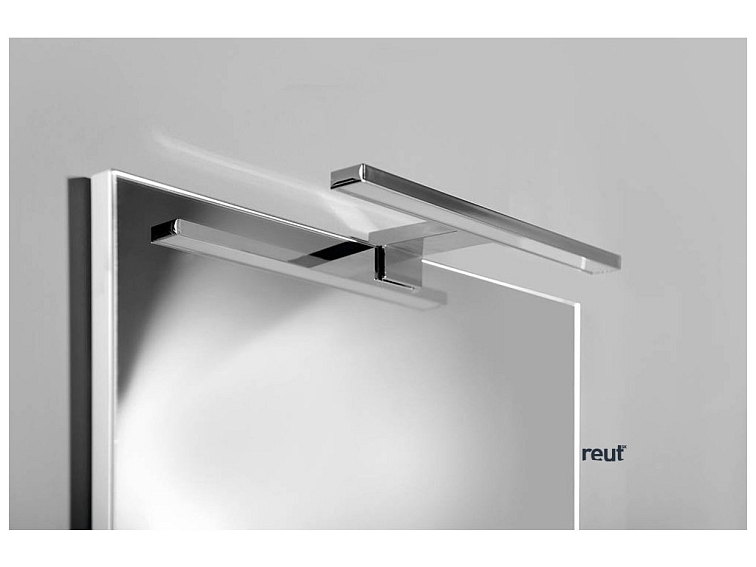 Aqualine SERAPA LED svietidlo 5W, 230V, 300x40x100mm, IP44, plast, chróm SA147