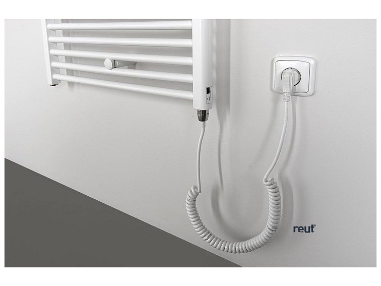Aqualine DIRECT-E & ORBIT-E DIRECT-E elektrické vykurovacie teleso, rovné, 450x960 mm, 300 W, biela ILE94T