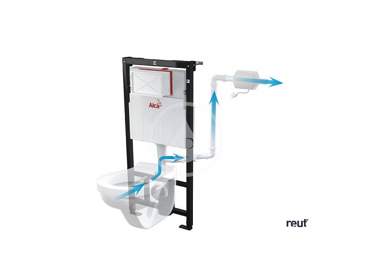 Alca plast Predstenové inštalácie Predstenový inštalačný modul na suchú inštaláciu, sadromodul AM101/1120