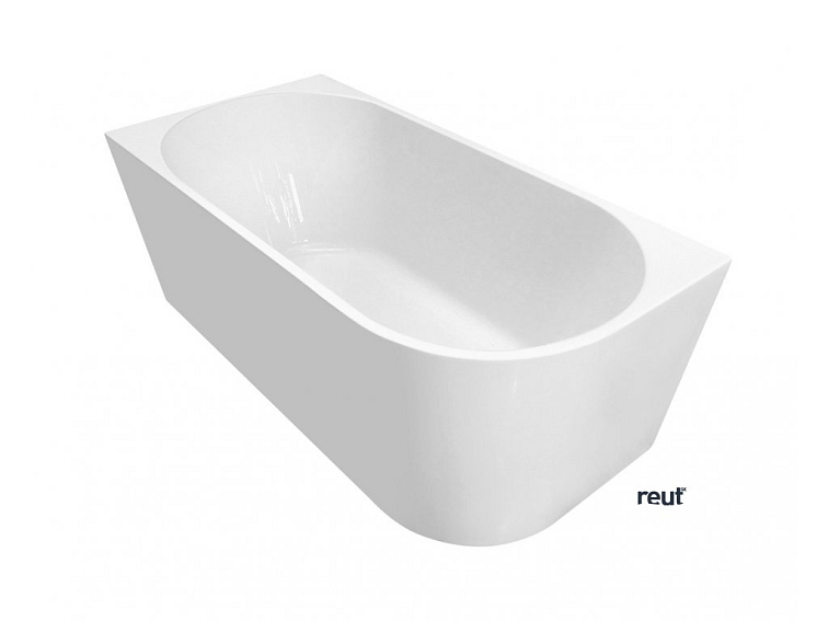 Aqualine TIBERA L rohová stojaca vaňa 140x70cm, biela E1066