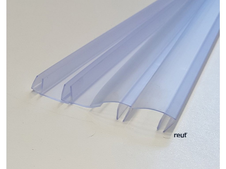 Aqualine set zvislých tesnení pre 5/5mm sklo, 1850mm NDHLFS-2