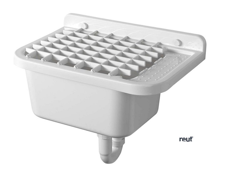 Aqualine Univerzálna mriežka pre závesné výlevky, plast, biela PI5020