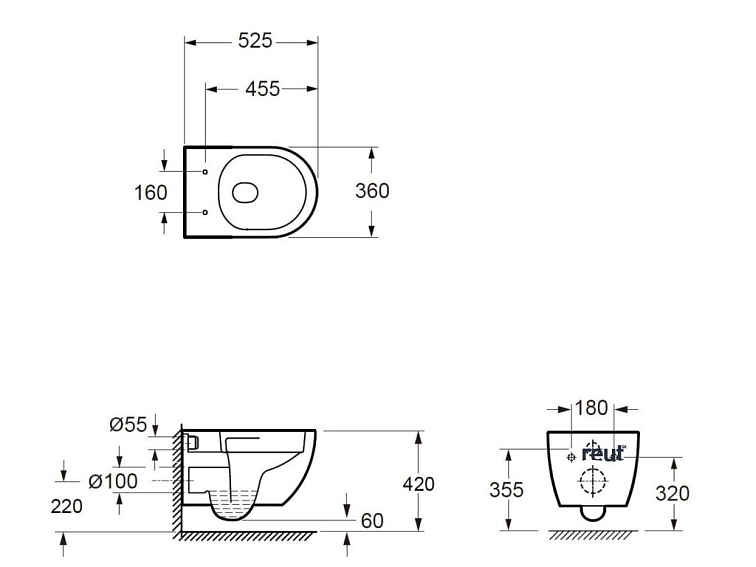 kielle Oudee Závesné WC s doskou SoftClose, Vortex Rimless, biela 30102003