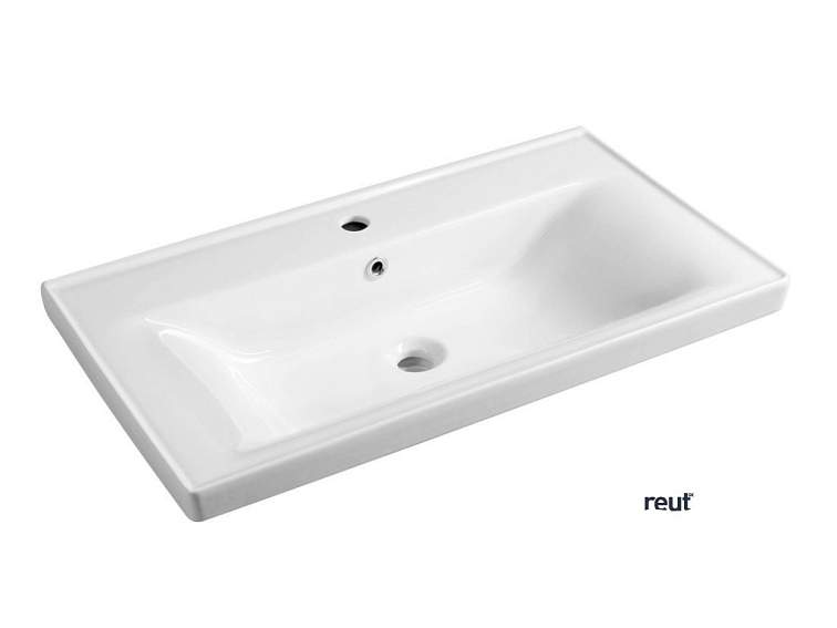 Aqualine SAVA 80 keramické umývadlo nábytkové 80x46cm, biela 2080