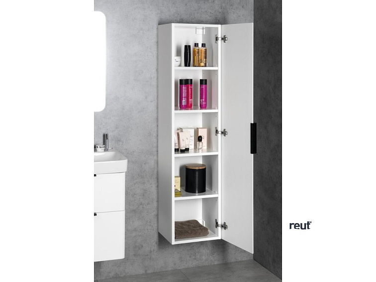 Aqualine DENEB skrinka vysoká 31x150x35cm L/P, biela mat DN180