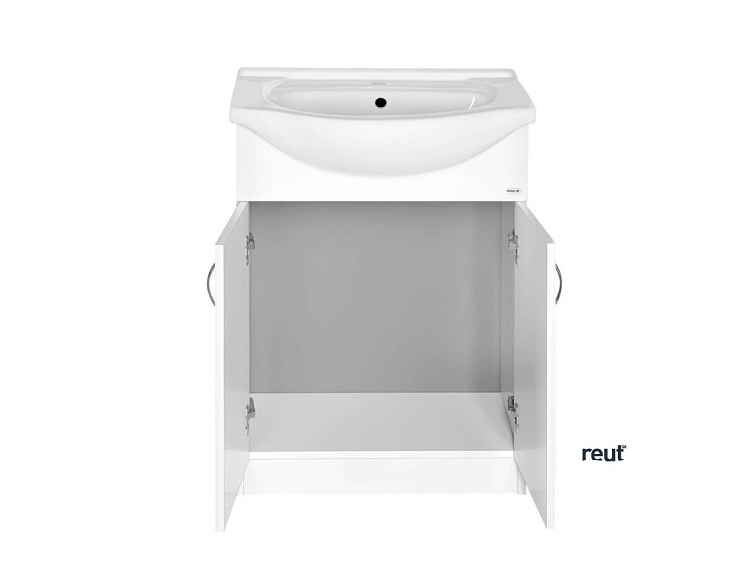 Aqualine SIMPLEX ECO 65 umývadlová skrinka vrátane umývadla 63x83,5x30,7cm SIME650