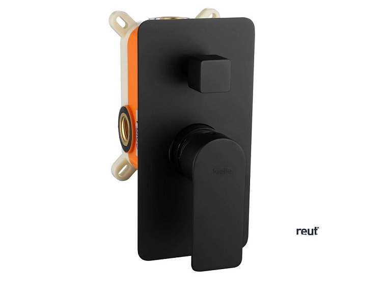 kielle Vega Batéria pod omietku na 2 spotrebiče, s telesom, matná čierna 10318204