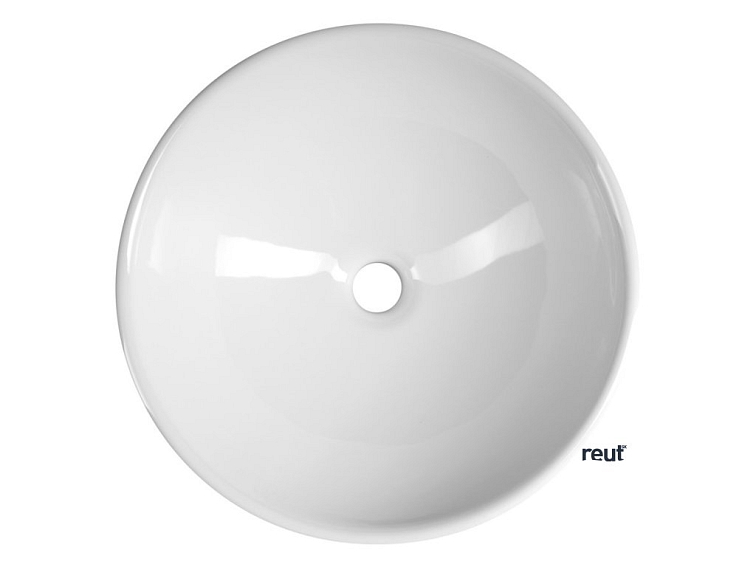 Aqualine Keramické umývadlo na dosku, priemer 40cm, biela 40155