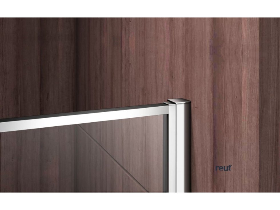 Sprchový kút Lusso Slim štvorec otvárací 100x100 cm, číre sklo