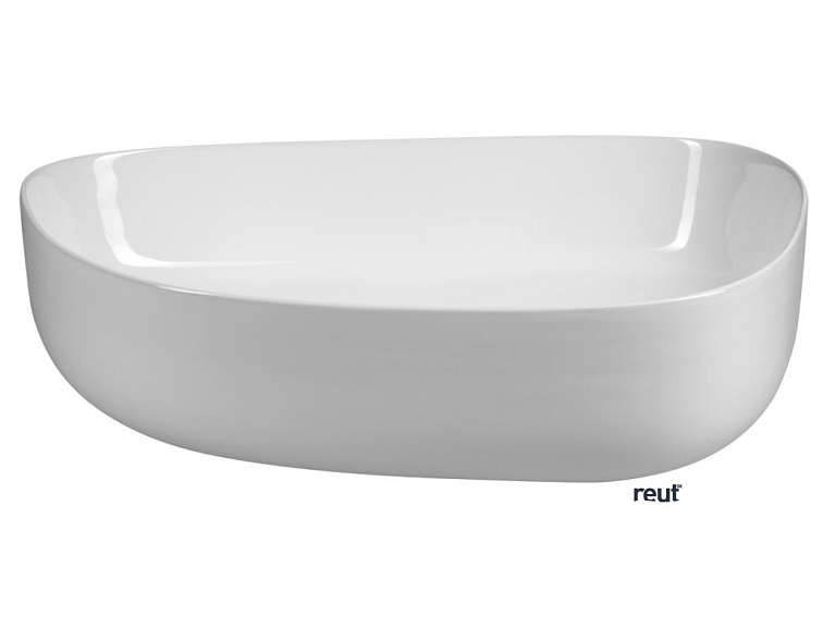 Aqualine Keramické umývadlo na dosku, 55x42cm, biela 55421