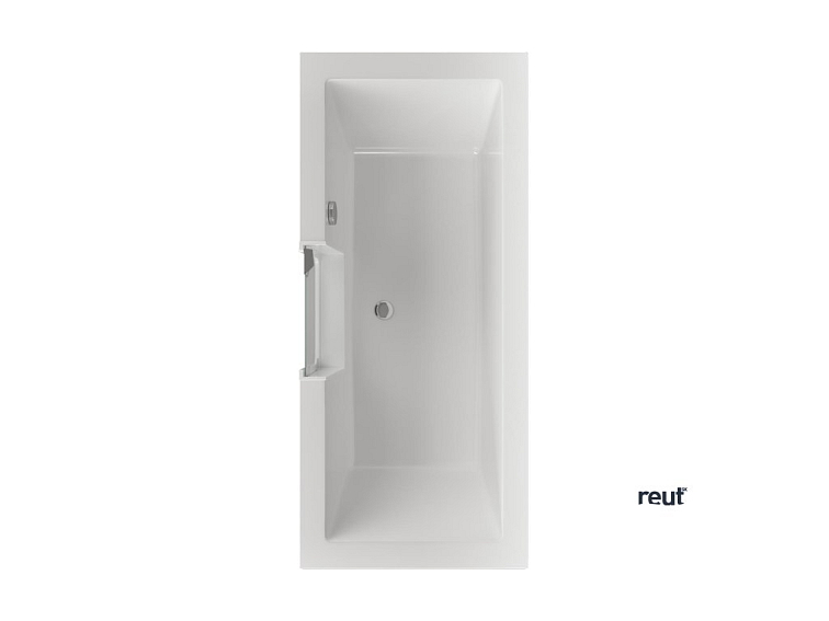 CA PLAST Vaňa s dverami Exclusive - sklenené 180x80 cm sifón uprostred