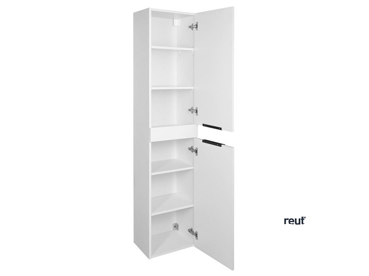 Aqualine AKIRA vysoká skrinka 180x40x30cm, biela AK180