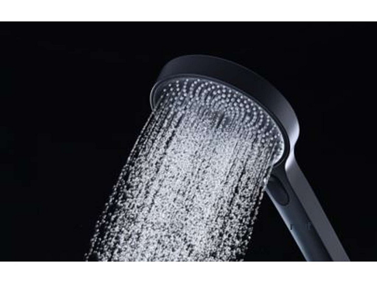 kielle Oudee Sprchový set s termostatom, 26 cm, 3 prúdy, čierna/biela 20602004