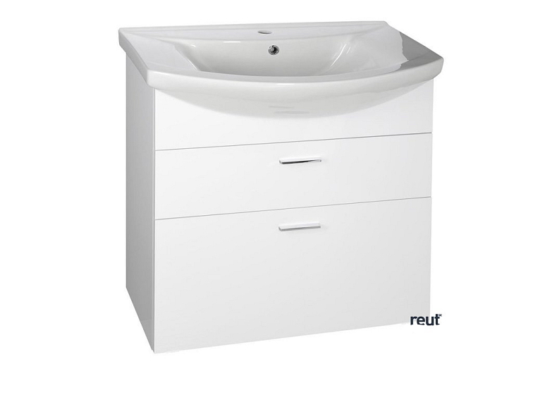 Aqualine ZOJA umývadlová skrinka zásuvková 71,5x74x34 cm, biela 51071A