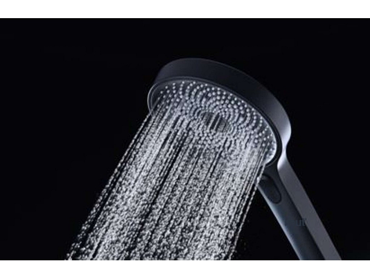 kielle Oudee Sprchový set s termostatom, 26 cm, 3 prúdy, čierna/biela 20602004