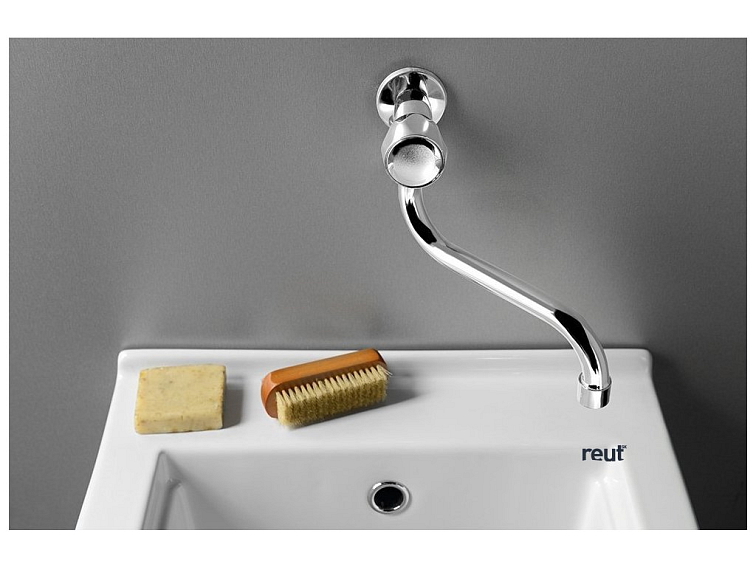 Aqualine Nástenný ventil 1/2´´, otočná hubica, chróm ZY1812