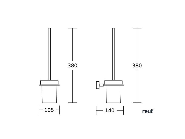 Aqualine APOLLO WC kefa závesná, mliečne sklo, chróm 1416-08