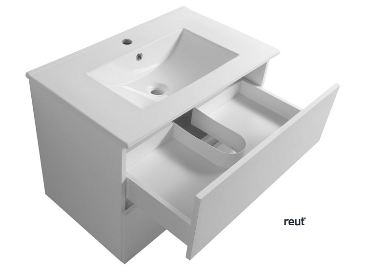 Aqualine PANEDA umývadlová skrinka 74,5x55x45,2cm, biela PN275