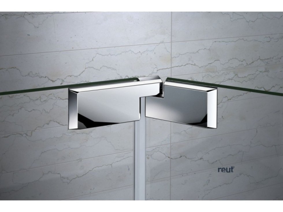 Sprchový kút Lusso štvorec otvárací 90x90 cm, číre sklo