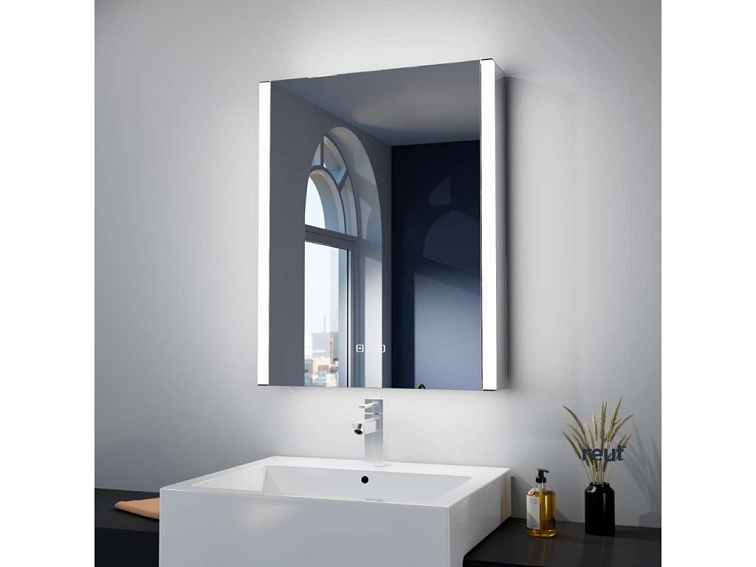 kielle Arkas I Zrkadlová skrinka s LED osvetlením, vyhrievaním a USB portom, 55x70x13 cm, biela 50111610