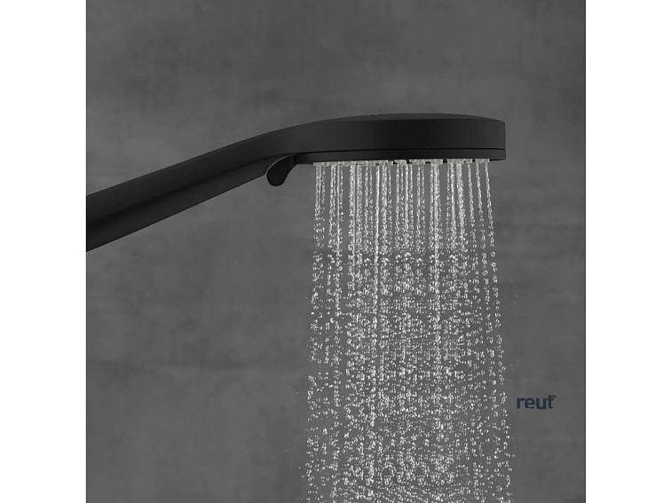 kielle Minor Sprchová hlavica 115, 3 prúdy, matná čierna 20421004