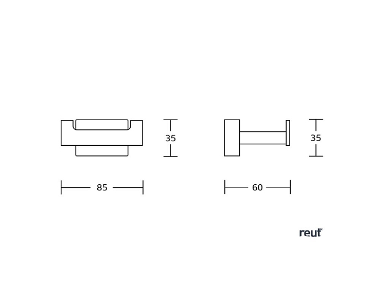 Aqualine APOLLO dvojháčik, čierna mat 1416-23B