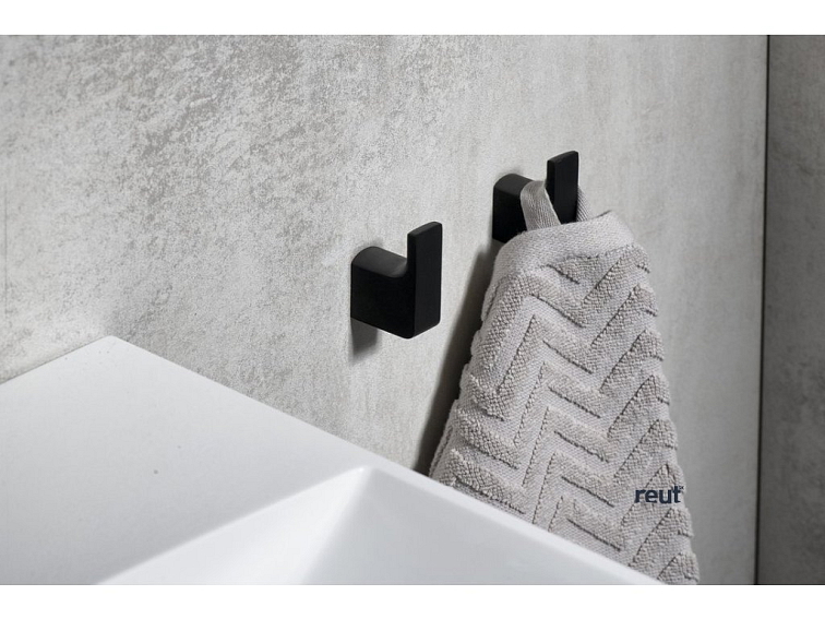 Gedy PIRENEI háčik, pár, čierna matná PI2714