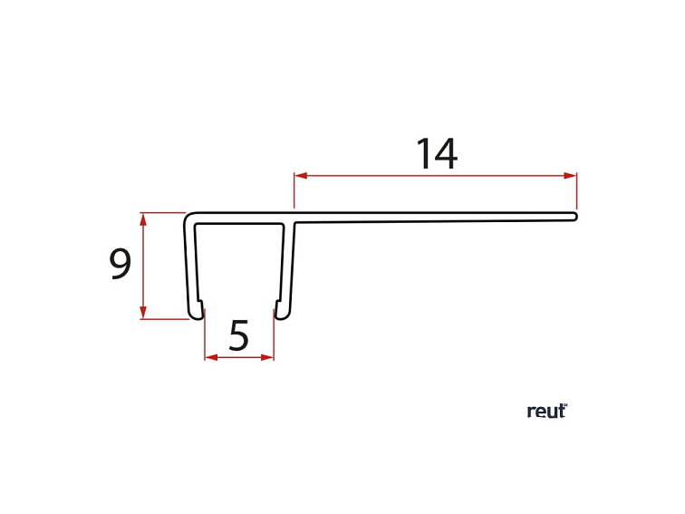 Aqualine Sada zvislých tesnení pre YB93 NDYB93-C0304