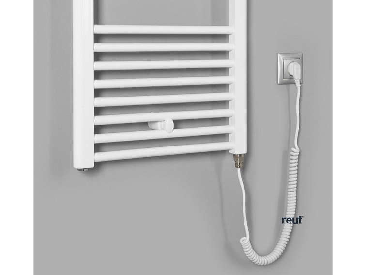 Aqualine DIRECT-E & ORBIT-E DIRECT-E elektrické vykurovacie teleso, rovné, 450x1320 mm, 400 W, biela ILE34T