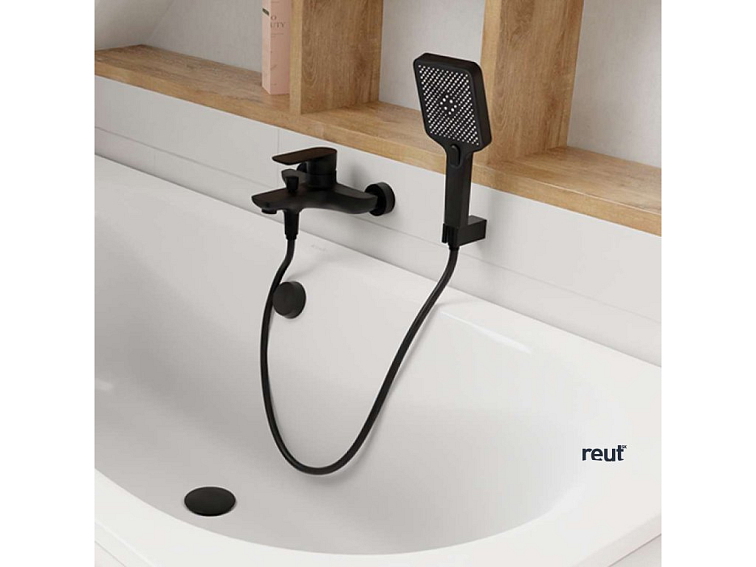 kielle Vega Sprchová hlavica 120, 3 prúdy, matná čierna 20418014