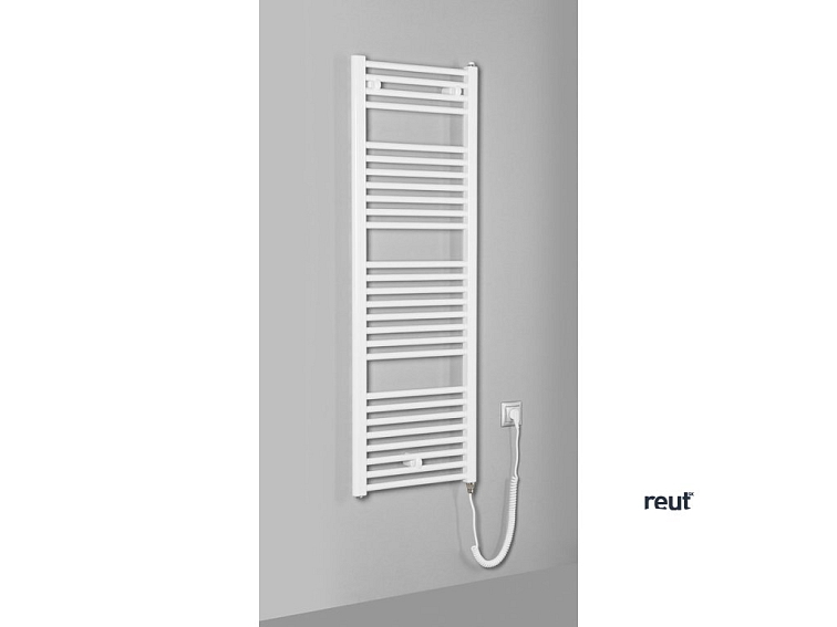 Aqualine DIRECT-E & ORBIT-E DIRECT-E elektrické vykurovacie teleso, rovné, 450x1320 mm, 400 W, biela ILE34T