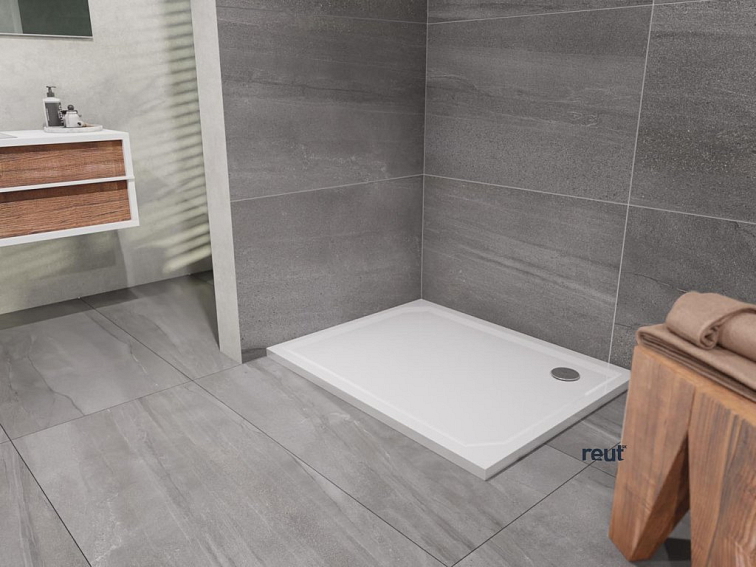 CA PLAST Sprchová vanička z liateho mramoru Luca obdĺžnik 100x90 cm