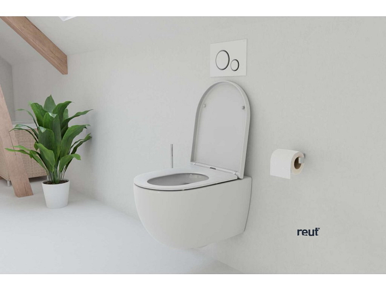 kielle Oudee Závesné WC s doskou SoftClose, Rimless, biela 30102000