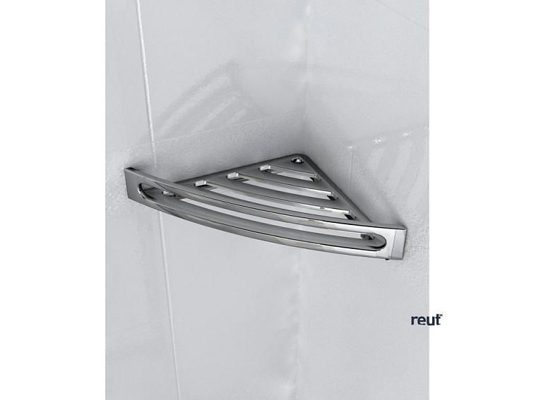 Gedy SMART polica do sprchy, 300x45x128 mm, čierna mat 241714