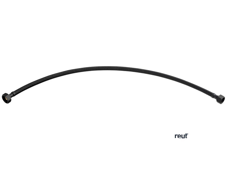 Aqualine Flexibilná nerezová hadica FxF 3/8"x1/2", 60cm, čierna mat 33256B