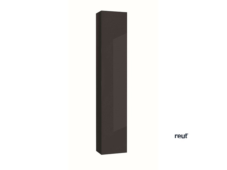 kielle Meara Vysoká skrinka závesná, 25x16x130 cm, tmavo sivá lesk 50226016