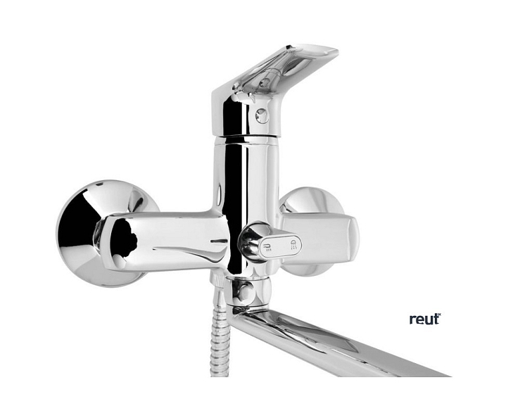 Aqualine LOTTA nástenná umývadlová/vaňová batéria, chróm LT640