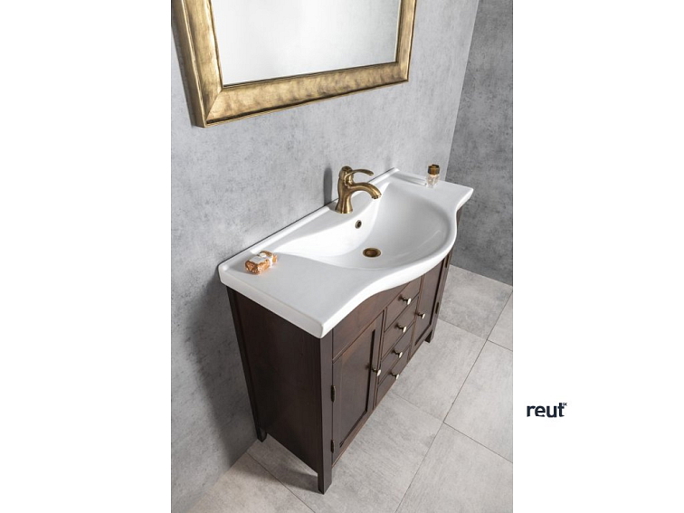 Aqualine ZARA 100 keramické umývadlo na nábytok 99,5x46,5cm, biela 10100