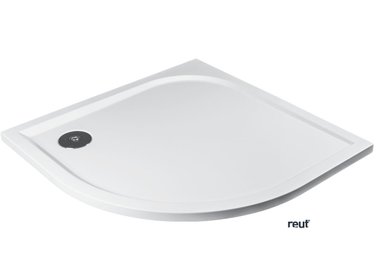 CA PLAST Sprchová vanička z liateho mramoru Paolo oblúk 90x90 cm R550 ľavá