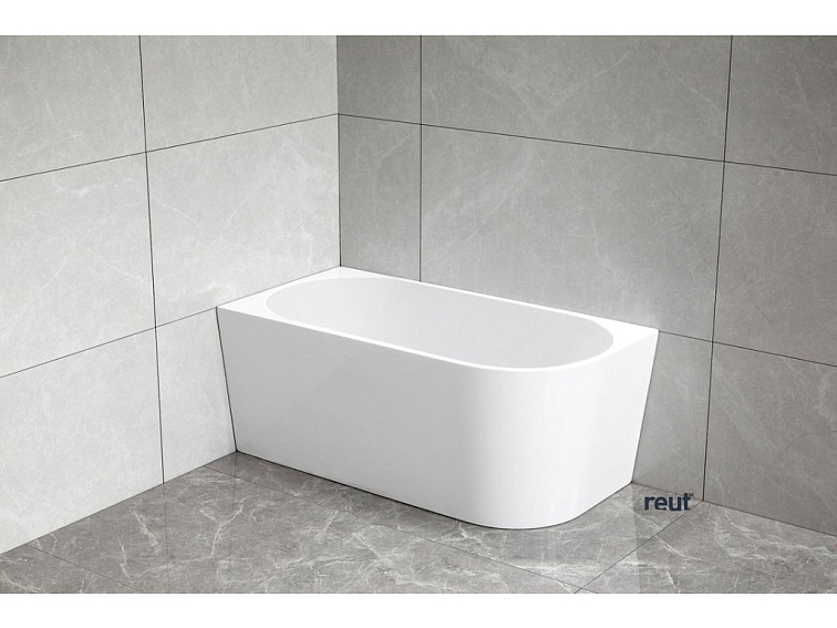 Aqualine TIBERA L rohová stojaca vaňa 150x75cm, biela E1047