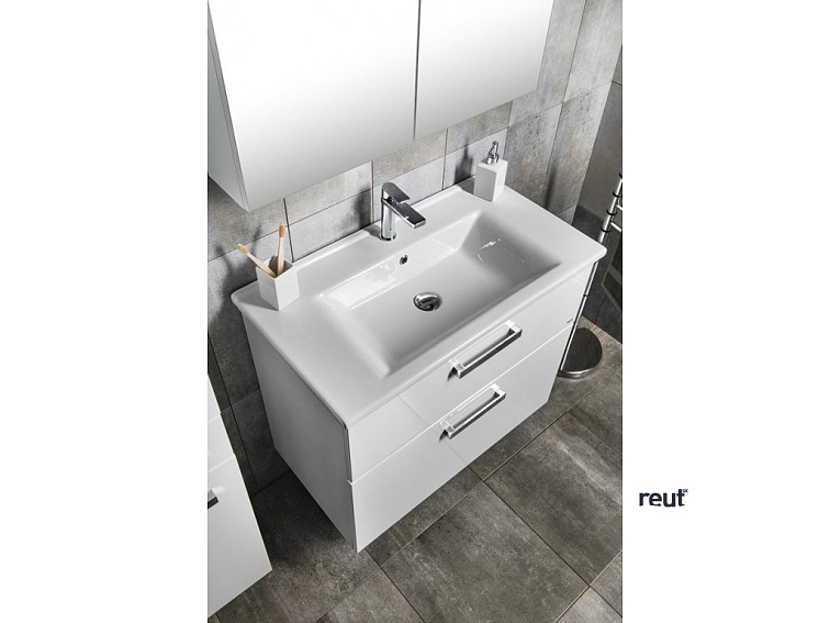 Aqualine ZUNO 85 keramické umývadlo nábytkové 85x45cm, biela 9085