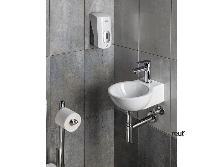 Aqualine EMIKO Dávkovač tekutého mydla na zavesenie 1000ml, biely 1319-73